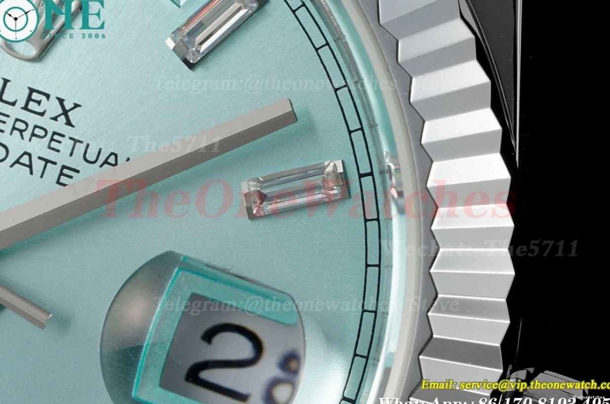 VR3255 Blue 228236 V4 SS (Gain Ice Dia 40mm SS Weight) DayDate JDF 0501